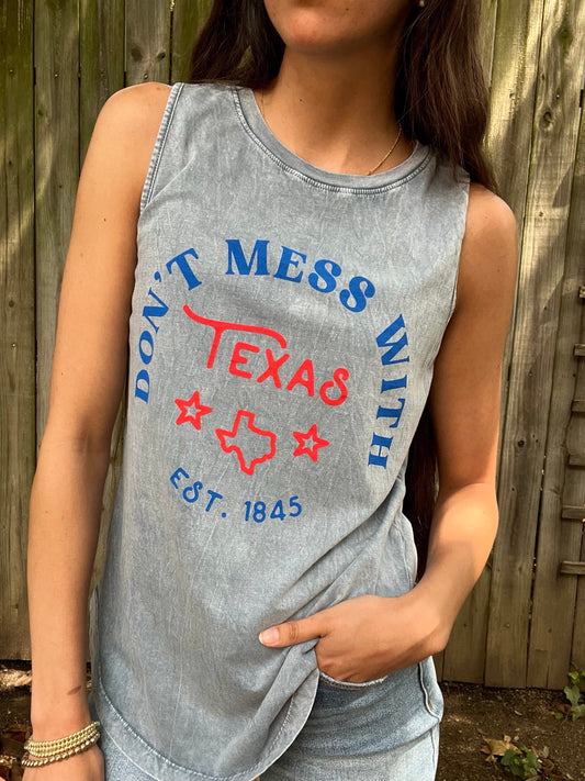 Don’t Mess With Texas Graphic Tank Top