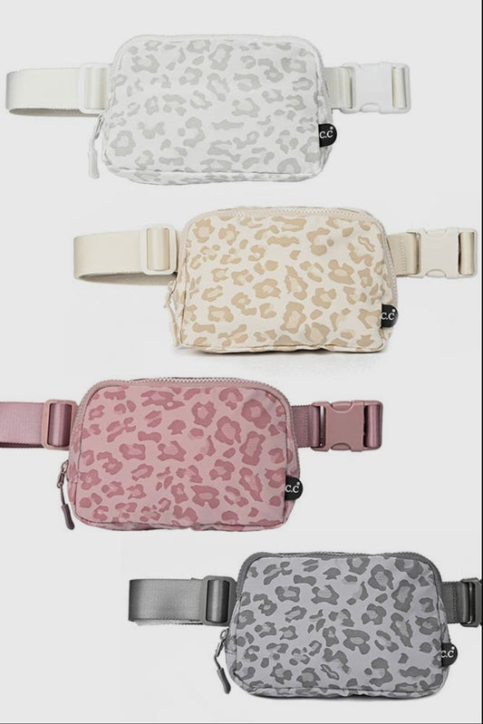 Leopard Pattern Belt Bag