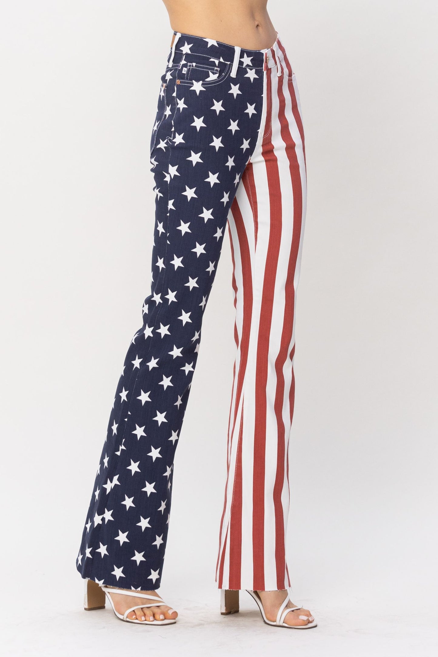 Stars and Stripes Judy Blue Flares