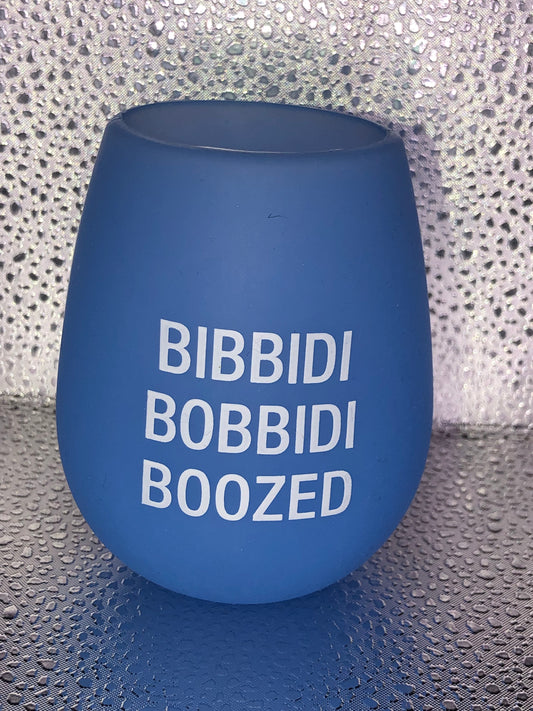 Blue Bibbidi Bobbidi Boozed Wine Cup
